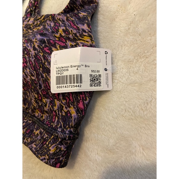 NWT LULULEMON Energy Sports Bra - Picture 4 of 4